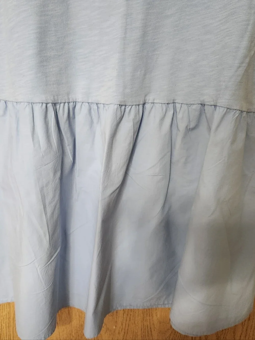Universal Thread Light Blue Sleeveless Womens Dress Casual Tiered W/pockets